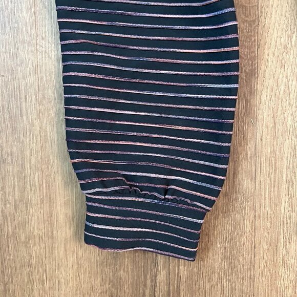 Lanston Sport Ribbed Striped Sweatshirt Sz L - Picture 12 of 13